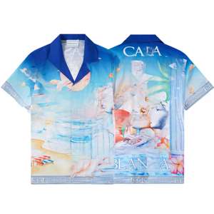 Famosa T-Shirt di Marca di Lusso <span class=keywords><strong>Casablanca</strong></span>, Trendy e Chic, Manica Corta Casual di Alta Qualità, Nuovo Design con Tessuto Pesante - Product Image 6