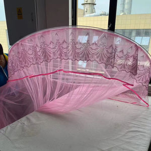 <span class=keywords><strong>มุ้ง</strong></span>กันยุงทรงกลมประดับด้วยลูกไม้<span class=keywords><strong>มุ้ง</strong></span>กันยุงเส้นใยโพลีเอสเตอร์สำหรับเตียงมุ้งกันยุง - Product Image 1