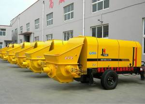JIUHE Long Pumping Distance Electric Motor <b>Concrete</b> Trailer Pump HBT40 Electric Trailer <b>Concrete</b> Pump - Product Image 5