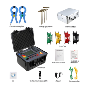 Kusam KM-4237 ER Double <b>Clamp</b> Multi-function Grounding Resistance Tester Class 0.1 Accuracy 3.00-30.00 k Measuring Range - Product Image 3