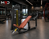 Mesin Chest Press Incline yang Dapat Disesuaikan, Beban Pin, Baja, untuk Latihan Kekuatan Dada Bagian Atas dan Bahu, Peralatan Gym, Fitness Workout