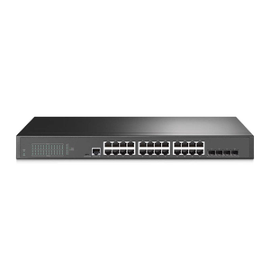 Nouveau commutateur fibre optique <span class=keywords><strong>TP</strong></span>-<span class=keywords><strong>LINK</strong></span> Full <span class=keywords><strong>Gigabit</strong></span> <span class=keywords><strong>24</strong></span> ports avec 4 ports SFP, commutateur PoE industriel L2 géré TL-SG3428 en stock - Product Image 1
