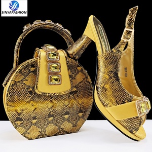 Sinya Royal Blue africano matrimonio italiano <span class=keywords><strong>scarpe</strong></span> borsa con pietre belle donne <span class=keywords><strong>scarpe</strong></span> da festa abbinate Set borsa - Product Image 6