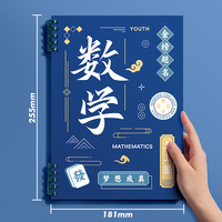 Cahier à spirales B5, couverture en PP épaissie, ligné, pour les études en classe du collège et du lycée