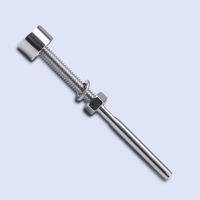 YL METAL Boucle de serrage à vis de haute qualité, pour câble de 1/8 pouce, matériel de garde-corps