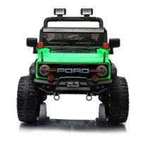 Voiture électrique pour enfants, style Mercedes, 4 roues motrices, tout-terrain, avec lumières LED colorées et télécommande
