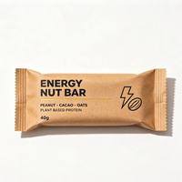 Emballages personnalisés en papier biodégradable pour barres chocolatées Heal Seal, barres énergétiques, bonbons, biscuits, gommes et barres protéinées