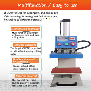 Presse à chaud automatique <span class=keywords><strong>pneumatique</strong></span> MD 23*30cm Machine à repasser par sublimation à plat pour l'impression personnalisée à plat - Product Image 5