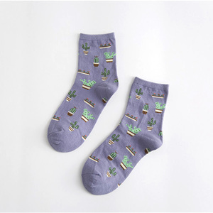 Chaussettes tube personnalisées à motif végétal style Harajuku japonais <span class=keywords><strong>pour</strong></span> adolescentes et enfants – Grande Vente - Product Image 5