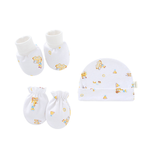 Mitaines et chaussons pour nouveau-né, ensemble chapeau et gants pour bébé - Product Image 6