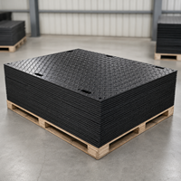 Tapis de sol en HDPE pour chantiers de construction, panneaux de voies temporaires pour l'accès des équipements lourds, protection du gazon et sécurité
