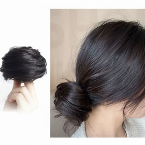 Accessorio per acconciatura capelli cacca da donna per capelli legati e separati - Product Image 1