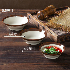 Juego de Tazones de Arroz de Melamina A5, Redondos, de Color Sólido, para Uso Comercial en Restaurantes - Product Image 2
