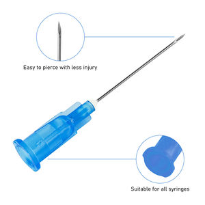 Aiguilles d'injection stériles, aiguilles à <span class=keywords><strong>seringue</strong></span> jetables 18G 20G 21G 22G 23G 25G <span class=keywords><strong>27G</strong></span> 30G 32G 34G pour insuline/vaccin/vétérinaire - Product Image 5