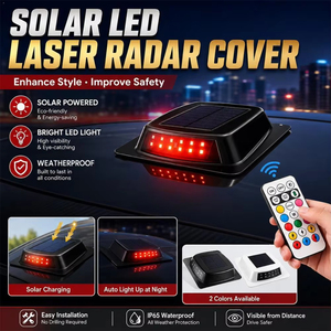 ไฟ LED ติดหลังคารถยนต์พลังงานแสงอาทิตย์ 8 สี พร้อมรีโมทคอนโทรล ไม่ต้องเจาะ สำหรับรถบรรทุก รถจักรยานยนต์ และยานพาหนะ - Product Image 3