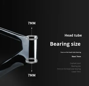 Cuadro de <span class=keywords><strong>Bicicleta</strong></span> de Carreras SeeMore de Alto Rendimiento, Mate/Brillante, Ultraligero, 700C, Cuadro de Fibra de Carbono Completo con Horquilla - Product Image 6