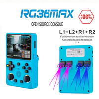 Console de jeu portable RG36 MAX : écran IPS de 3,5 pouces, batterie de 3000 mAh, éclairage ambiant multicolore