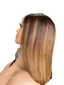 วิกผมมนุษย์บ๊อบวิกผมแท้สีน้ำตาลไร้กาววิกผมแท้แบบวิกผมแท้ - Product Image 5