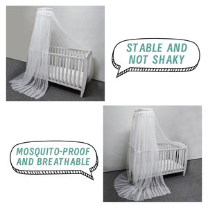 <span class=keywords><strong>Moustiquaire</strong></span> ronde portable pour bébé, <span class=keywords><strong>moustiquaire</strong></span> ronde pour garçons et filles, <span class=keywords><strong>lit</strong></span> de princesse, filet de <span class=keywords><strong>lit</strong></span> pour enfants, décoration de chambre d'enfant, literie - Product Image 6