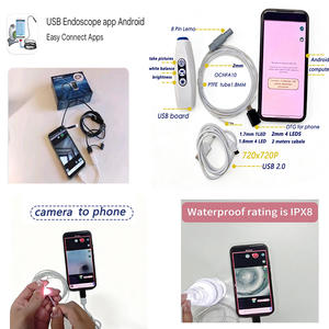 Endoscope <span class=keywords><strong>USB</strong></span> Application Android Connexion Facile Applications Adaptateur <span class=keywords><strong>USB</strong></span> 720X720p OCHTA10 OCHFA10 Vétérinaire pour Caméra d'Endoscopie Flexible Pièce - Product Image 3