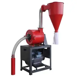 Small Corn Maize Self-priming Grinder Machine Grain Soybean Disk Mill Crushing Feed Grinder