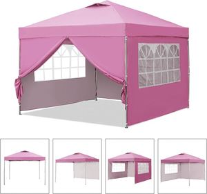 Tonnelle Pop-Up Facile à Monter avec Fenêtres Latérales – Tente de Plage Pratique pour Événements et Publicité – Gazebo - Product Image 4