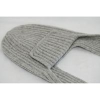 Nuevo Diseño de Gorro de Invierno de Lana Mongola Gris (Venta al Por Mayor) Modelo MONECO 2-009-sw-124 Ajustable, Transpirable e Impermeable Unisex