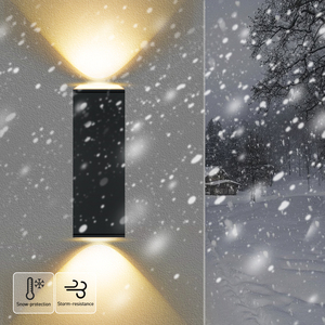 Applique murale carrée en aluminium pour l'extérieur Lampe murale à LED étanche pour la maison - Product Image 5