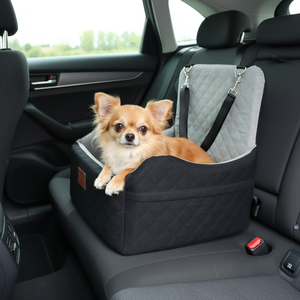 Car Dog <strong>Bed</strong> for Small Dogs, Portable <strong>Pet</strong> Seat <strong>Cushion</strong> for Front and Rear Car Seats, Safe Travel <strong>Bed</strong> for Dogs - Product Image 2