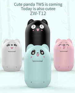 หูฟังไร้สายรูปแมวอัจฉริยะ Zw-T12หูฟังสเตอริโอพร้อมที่ชาร์จ - Product Image 6