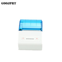 Printer Thermal Mini MTP-2 Putih 58mm dengan Baterai 1500mAh USB & untuk Mesin Cetak Tagihan Mobile yang Kompatibel, Tersedia dalam Stok