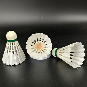 DunRun DR-09 Volants de <span class=keywords><strong>badminton</strong></span> en plumes de canard Cigu blanc pur, durables, pour l'entraînement et les joueurs de club (vente en gros) - Product Image 4
