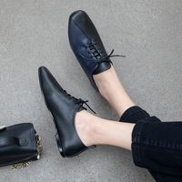 Chaussures plates pour femmes Cialisa, printemps-été, en cuir véritable souple, grande taille 43, vente en gros, respirantes, décontractées