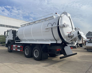Camión de Limpieza de Alcantarillado Diésel con Dirección Izquierda Euro2 <span class=keywords><strong>Vicam</strong></span> Sewer Howo 6X4 400HP, Camión Remolque de Servicio Pesado para Vacío de Tanques Sépticos - Product Image 4