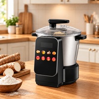 Machine électrique à FUFU, robot culinaire automatique pour la préparation de cassava frais, igname, farine de maïs, Banku, Ugali, Nshima, soupes et ragoûts