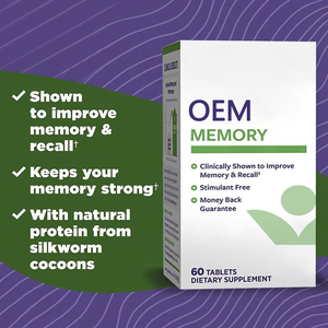 OEM/ODM vegano promueve la claridad mental Bacopa Monnieri píldoras suplemento fosfatidilserina memoria nootrópico cerebro tabletas - Product Image 2