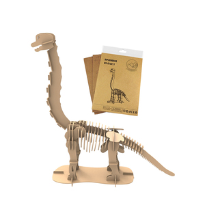 Rompecabezas 3D DIY para niños, Juguete de cartón, 58 unidades - Product Image 3