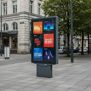Smart City Interactive Link IOT MINI <strong>LED</strong> Solar High Temperature Resistant 4000 Nits 5k <strong>Digital</strong> Signage Advertising <strong>Display</strong> Media - Product Image 1