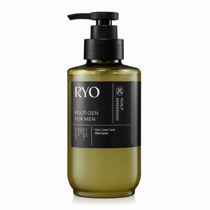 Shampoo Vegano Personalizzato per la Perdita di Capelli Maschile 353ml, Profumo di Tea Tree ed Eucalipto, Scontato Rootzen Ryeo - Product Image 1