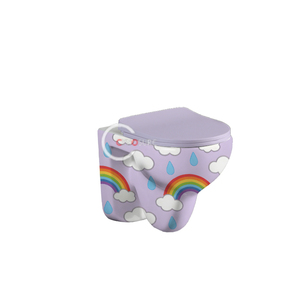 Toilette pour enfants de maternelle, de petite taille, épaissie, aux formes mignonnes et amusantes, pour salle de bain de maternelle - Product Image 4