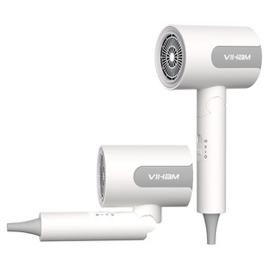 Viham Hair Dryer 220V DC Motor Folding Portable With Single Air Nozzle For Home Travel Use - Product Image 1