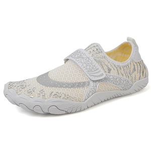 Chaussures d'eau unisexes à empeigne en maille et semelle extérieure en caoutchouc antidérapante pour la plage, l'été, la randonnée, la natation, le cyclisme, le fitness, à bout ouvert - Product Image 4