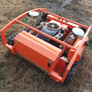Toptan çim kesici makine çim biçme makinesi Flail uzaktan Robot kontrolü sıfır dönüş çim biçme makineleri