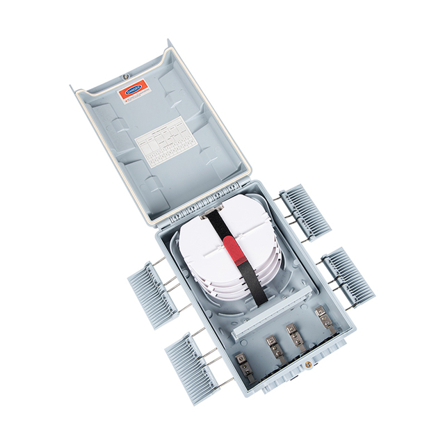 F220-SC 24C Outdoor IP65 4 Core Fiber Optic Splice Box FTB Distribution Box with 1*4 PLC Splitter GPRS Compatible