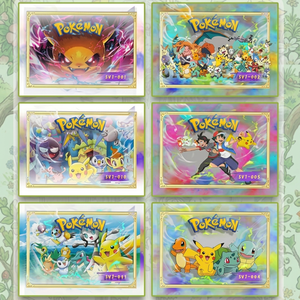 Cartes à collectionner Pokémon Résonance Naturelle, Boîte Mystère d'Art Anime, Cartes <span class=keywords><strong>de</strong></span> Jeu Pikachu Eevee, <span class=keywords><strong>Jouet</strong></span> Cadeau pour Enfants - Product Image 1