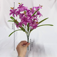 Fleur de jacinthe artificielle en soie pour la décoration intérieure, printemps, Pâques, fête des mères, mariage, fête nuptiale, vase de table, arrangement floral DIY