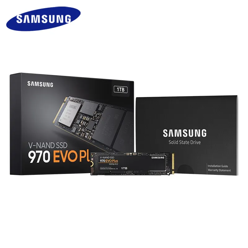 SAMSUNG SSD M.2 1TB 250GB 500GB 970 EVO artı NVMe dahili katı hal sürücüsü M2 2280 TLC PCIe Gen 3.0x4, NVMe 1.3 sabit Disk