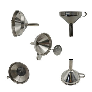 Funil destacável da cozinha Aço inoxidável do produto comestível Filtrar o alimento e o líquido Apoio kitchenware personalizado diversificado - Product Image 6