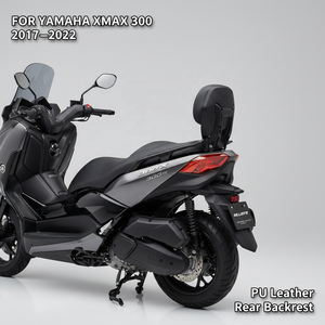 Respaldo Trasero para Motocicleta MYY, Cojín con Soporte Metálico Reforzado para Yamaha <span class=keywords><strong>XMAX</strong></span> <span class=keywords><strong>300</strong></span> 2017-2022, Soporte de <span class=keywords><strong>Asiento</strong></span> de Pasajero en Cuero PU - Product Image 6