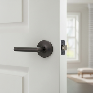 Gagang Pintu Modern Warna Emas, Tuas Pintu Tugas Berat dengan Kenop untuk Penggunaan di Kamar Tidur, Kamar Mandi, atau Hotel - Product Image 2